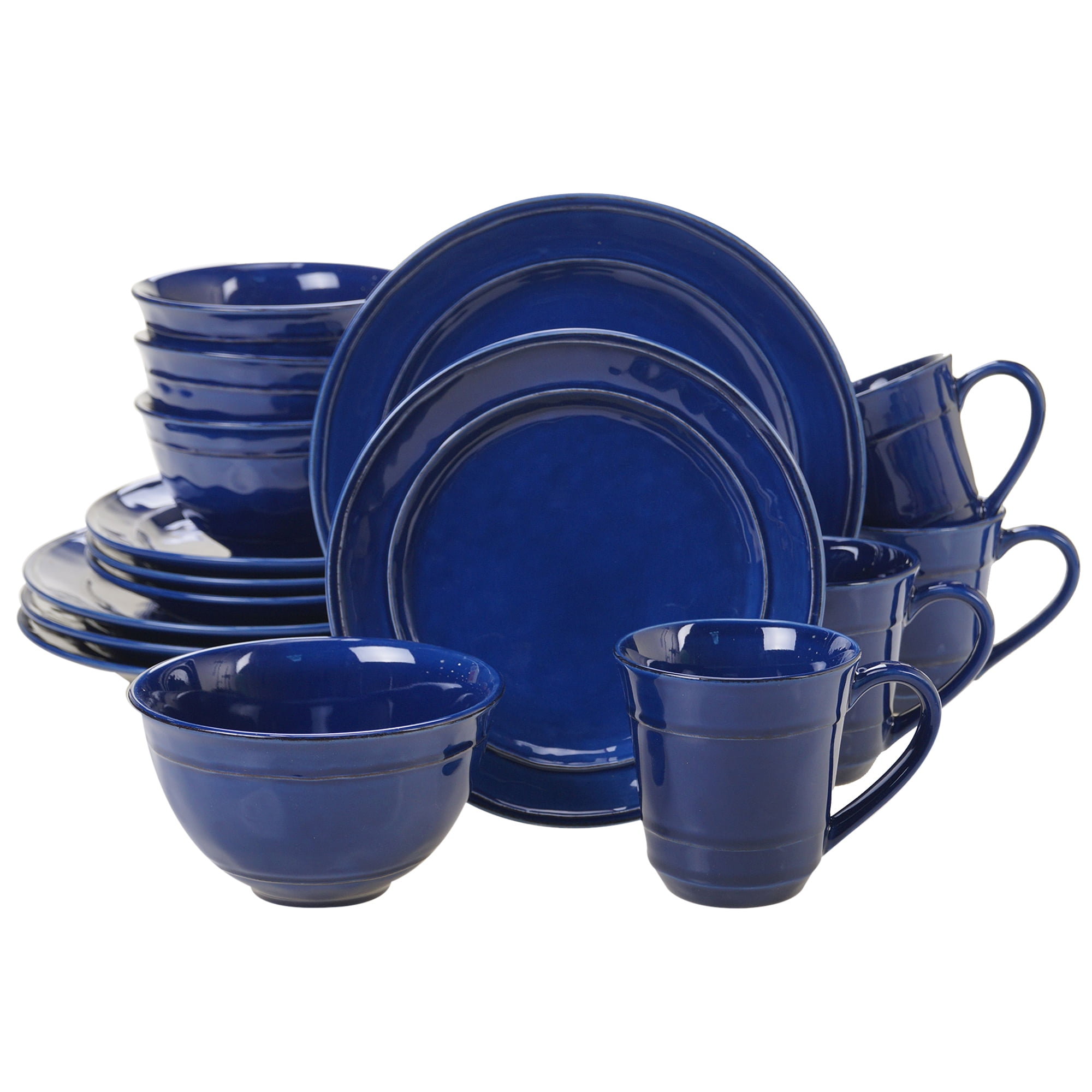 Orbit Cobalt Blue 16pc Dinnerware Set