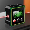 thumbnail image 2 of Digital Angle Finder with Electronic L- aser - 4-side Strong Magnetic Angle Gauge, Cube Inclinometer with Backlight, Table Saw Miter Protractor, Woodworking Measuring Tool, Level Box for Hanging, 2 of 8
