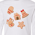 thumbnail image 4 of Inktastic Christmas Gingerbread Cookies Long Sleeve Youth T-Shirt, 4 of 5
