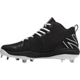 thumbnail image 4 of New Balance Men's Fuel Cell 4040V6 Mid Metal Baseball Cleats Black/White D 11.5, 4 of 6