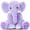 Purple, variant on MaoGoLan 20" Light Brown Elephant Stuffed Animal Soft Stuffed Elephant Plush Toy