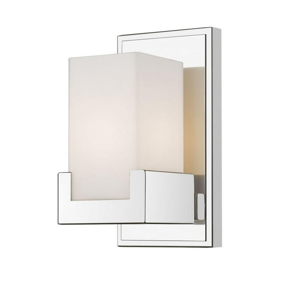 8W 1 Led Vanity Light Fixture in Fusion Style 4.5 inches Wide By 8.75 inches High-Chrome Finish Bailey Street Home 372-Bel-2568377