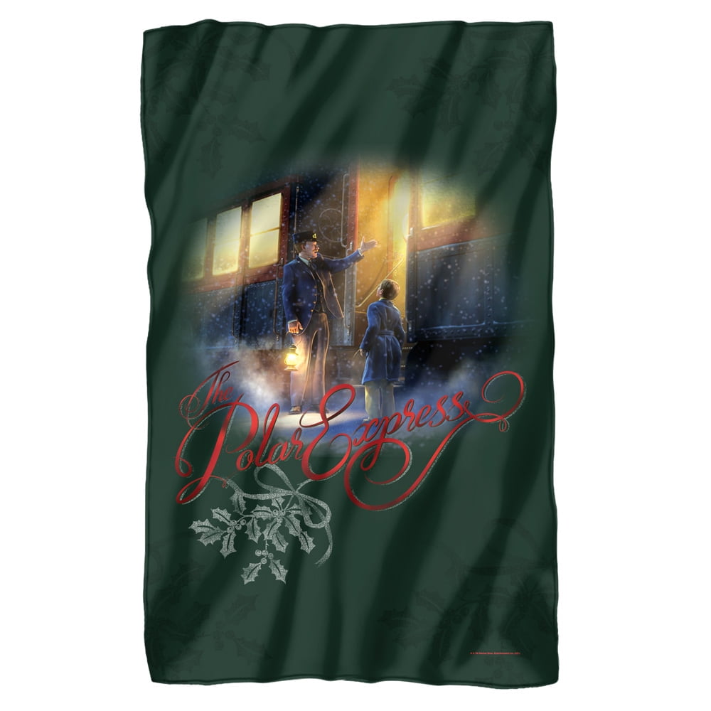 Polar Express Blanket, 36"x58", Conductors Fleece Blanket