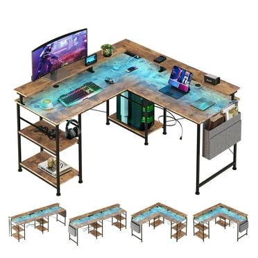 Vitesse Pink Gaming Desk 40 Inch Computer Desk Cute Gaming Table T ...