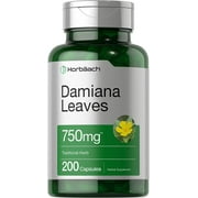 Damiana Leaf Extract | 750mg | 200 Capsules | by Horbaach