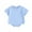 Sky Blue, variant on Musuos Newborn Baby Summer Romper 3 6 12 18M Solid Color Short Sleeve Round Neck Jumpsuit for Infant Boy Girls