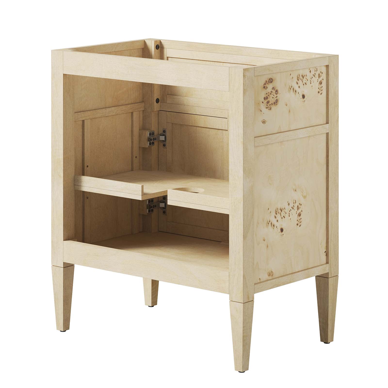 Modway Elysian 30" Bathroom Vanity Cabinet (Sink Basin Not Included) in Burgundy