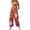 #01Earthy Yellow, variant on Autumn Maple Leaf Ghost Pumpkin Halloween Women Overalls, Sleeveless Square Neck Wide Leg Jumpsuit with Pockets, Breathable Rayon Linen Yellow XL