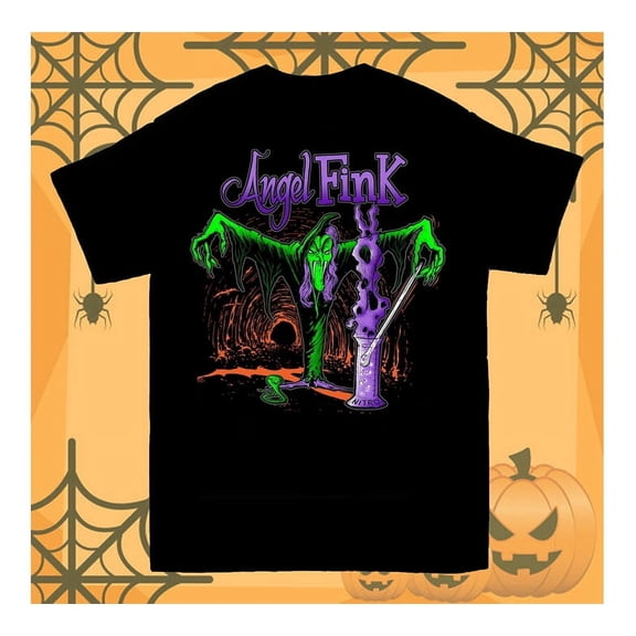Rat Fink Halloween Black Cotton Size S To 4XL Shirt Gift Halloween TTT844