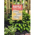 thumbnail image 2 of JSDART Orange Admit Raffle Tickets Three Yellow One Sign Drawing Entry Garden Flag Decorative Flag House Banner 28x40 inch, 2 of 2
