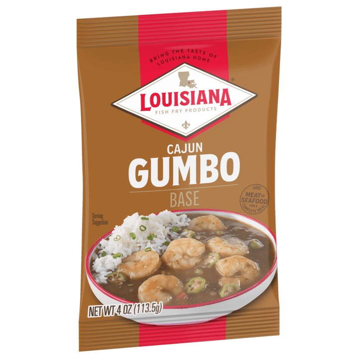 (12 pack) Louisiana Fish Fry Gumbo Base Mix, 4oz Bag