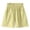 Yellow, variant on Liweisiy Summer Shorts for Girls 4-16Y Ruffled Elastic Waist Pleated Casual Cute Long Shorts with Pockets, Purple 9-10 Years