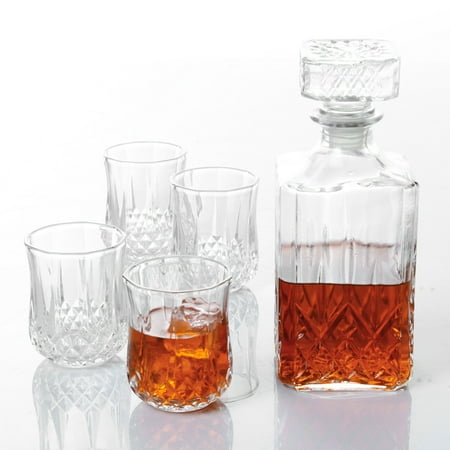 - Gibson Home® Jewelite Glass Decanter Set 5 pc Set