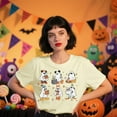 thumbnail image 5 of VILOVE Women Halloween Pumpkin T-Shirt Cute Ghost Graphic Shirt Spooky Season Tee Fall Graphic Short Sleeve Tee, 5 of 9