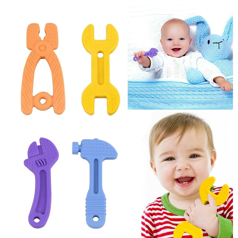 Baby Teething Toys For 0-6 Months, Baby Teether Toys 6-12 Months, Silicone  Baby Teething Toy, Non-toxic Material - Temu Italy