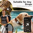 thumbnail image 7 of YUNOVA IPX8 Waterproof AirTag Dog Collar Holder, DIY Personalized Case, Compatible with Apple AirTag, Fits 0.8-1.06" Collars for Dog Cat, 7 of 7