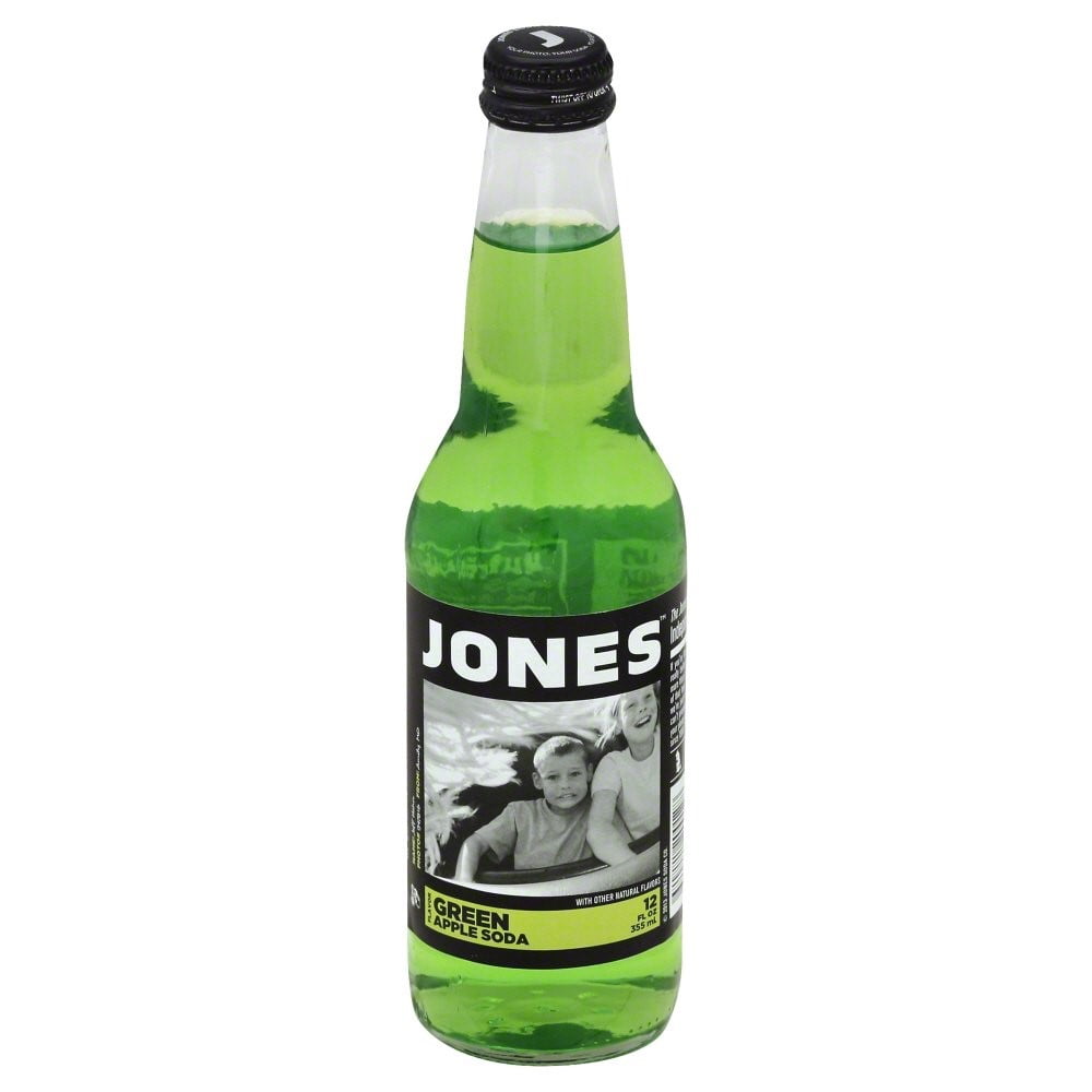 Jones Soda, Green Apple, 12 Fl Oz