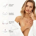thumbnail image 2 of Adhesive Bra, Breast Lift Strapless Silicone Sticky Bra Nippless Covers Push Up Self Invisible Backless Sticky for Women, 2 of 10