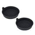 thumbnail image 4 of Posavasos genéricos para coche de 2 piezas para portavasos, accesorios para el interior del coche, posavasos de fácil instalación, alfombrilla Negro, 4 of 9
