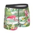 thumbnail image 4 of Uemuo Tropical Flamingo Pattern Men's Boxer Briefs,Trunk Anti-Chafing,Comfortable, Durable, and Stylish Underwear-Small, 4 of 9