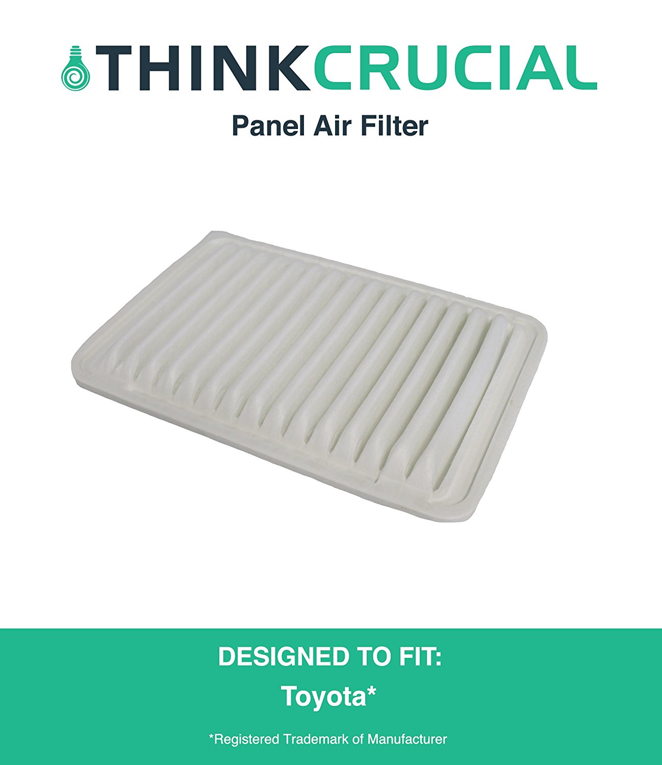 Premium Panel Air Filter, Fits Toyota Camry & Venza, Maximum Air Flow