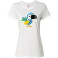 thumbnail image 3 of Inktastic Tropical Parrot, Colorful Parrot, Tropical Bird Women's T-Shirt, 3 of 5
