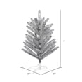 thumbnail image 3 of Vickerman 3' x 31" Vintage Aluminum Artificial Christmas Tree, Unlit, 3 of 4