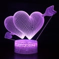 thumbnail image 1 of Dvkptbk Night Light Valentine's Day Gift Night Led Colorful Gradient Remote Control Night Light Valentines Day Decor, 1 of 2