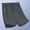 Gray, variant on Men's Solid Zipper Pocket Quick Dry Shorts, Drawstring Elastic Waist, Lightweight Sports Shorts Black M