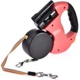 thumbnail image 1 of Double Laisse Rétractable pour Chien, Laisse Automatique pour Chien avec Distributeur de Déchets et Flash, 1 of 3