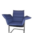 thumbnail image 2 of Wheelchair seat cushion, blue anti bedsore pad with cotton clip, 2 of 5