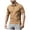 Khaki, variant on BinBiL Golf Shirts for Men with Pocket Short Sleeve Collared Golf Shirts Quick Dry Athletic Summer Wine S(S)