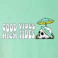 thumbnail image 6 of Wild Bobby Good Vibes High Tides Streetwear Garment-Dyed Washed Look Short Sleeve T-Shirt, 6 of 6
