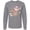 Athletic Heather, variant on Sock Monkey Gingerbread Long Sleeve T-Shirt