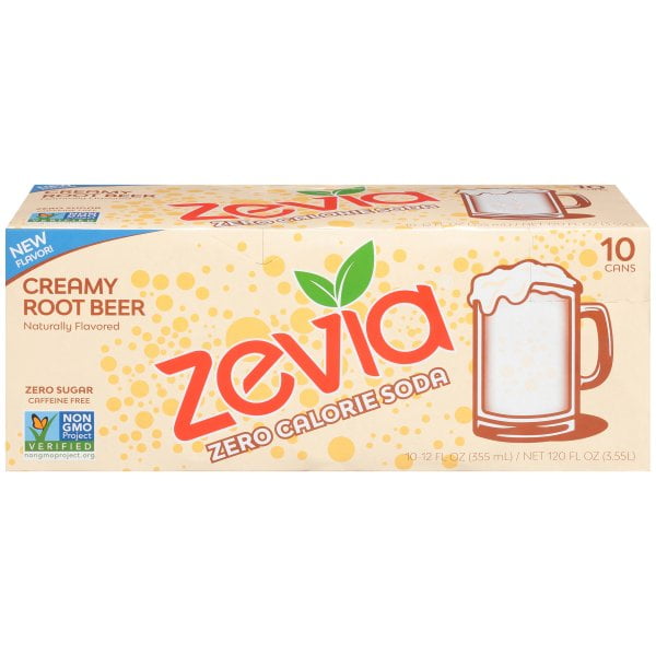 Zevia: Soda Root Beer Creamy, 120 Fo