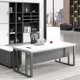 thumbnail image 5 of Computer Conference Office Desk Storage Monitor Art Organizer Drawers Office Desk Luxury Mesa De Escritorio Modern Furniture My Lux Decor Round, 5 of 10