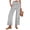 Black White Stripe, variant on Women Striped Gingham Wide Leg Palazzo Pants Casual Lounge Cropped PJ Bottoms Comfy Cute Plaid Pants with Pockets Black White Plaid X-Large