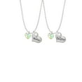thumbnail image 2 of Delight Jewelry Clear AB Crystal Heart Mother & Daughter Heart Necklaces (Set of 2), 19"+2", 2 of 4