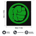 thumbnail image 2 of Toallas de mano de Hulk para baño, toallas faciales de algodón suaves y absorbentes para spa, baño, gimnasio, cocina, juego de toallas de mano decorativas a cuadros, 2 piezas, 2 of 6