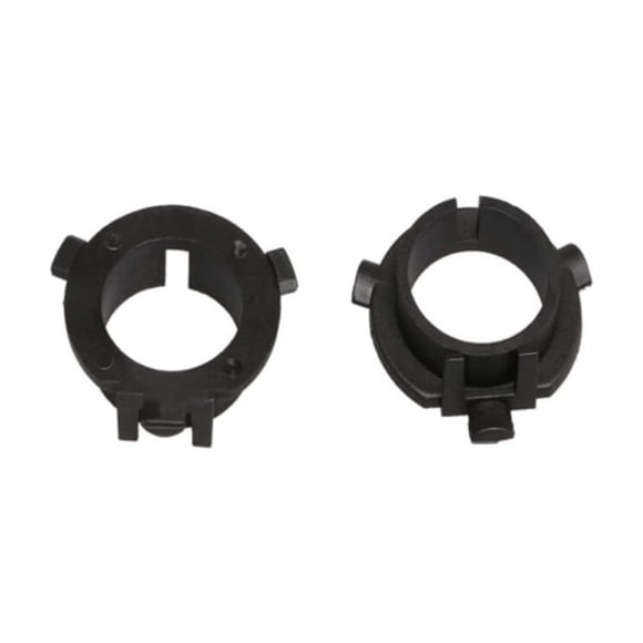 ODX Lighting Headlight Bulb Retainer BRACKET-LHS-02B Plastic; Black; For Use With H7 Bulbs; Set Of 2
