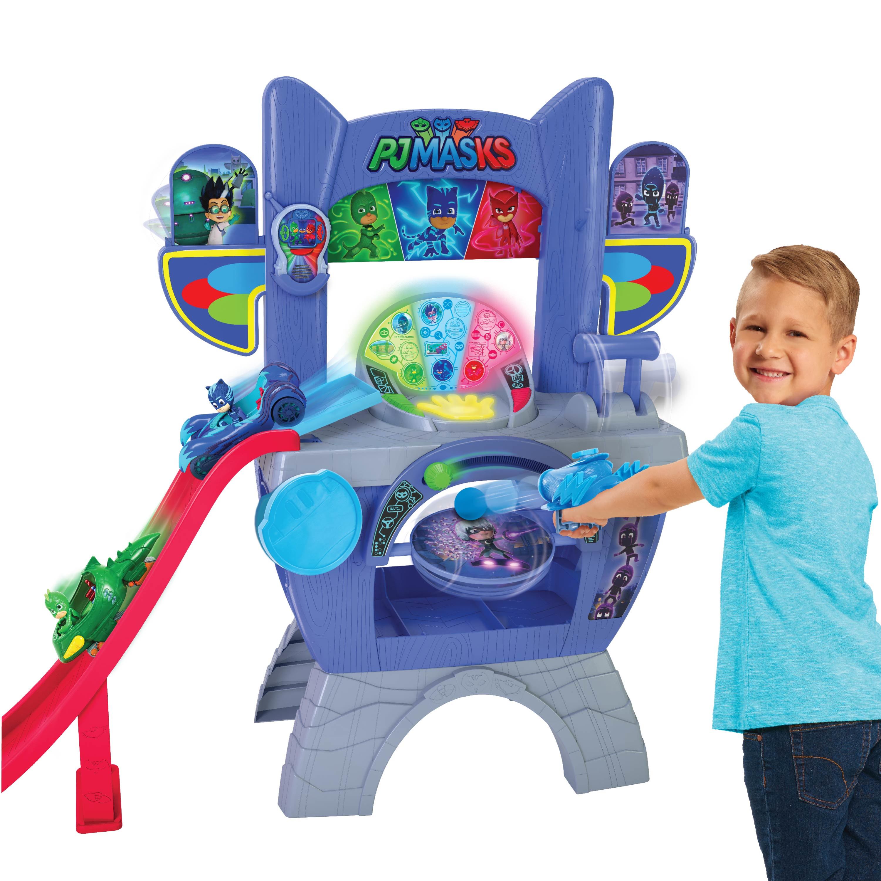 PJ Masks Saves the Day HQ 36-Inch Tall Interactive Playset with Lights and Sounds,  Kids Toys for Ages 3 Up, Gifts and Presents - image 3 of 9