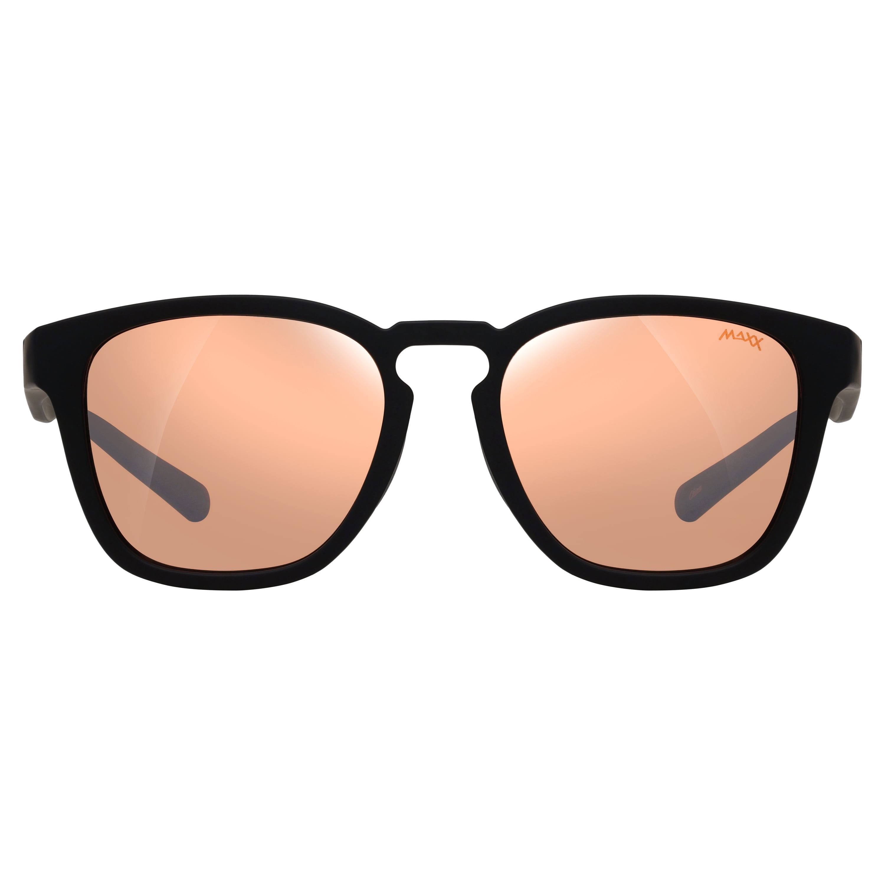 Maxx Birdie Black TR90 Sports Sunglasses for Men and Women with HD Amber Lens – UV Protection