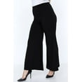 thumbnail image 6 of PLNA8200 - Women's Casual Comfy Wide Leg Palazzo Lounge Pants (S~4XL), 6 of 27