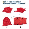 thumbnail image 4 of Garvee 4-6 Person Insulated Ice Fishing Tent Pop Up Portable 68 Sq Ft with PVC Windows, 4 of 5