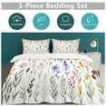 thumbnail image 2 of Floral Garden Print Bedding Set Couple Bedclothes Pillowcase Customized Home Textiles Bed Set for Bedroom Decoration, 2 of 6