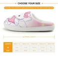 thumbnail image 2 of Kids Slippers Hello Kitty House Slippers Warm Soft Plush Slipper Anti-Slip Winter Fluffy House Shoes for Boys Girls, 2 of 7