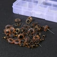 thumbnail image 6 of HOMEMAXS 100pcs Brown Simulation Animal Eyes 3-12mm Glass Plug-in Style for Plush Toys, Scrapbooking, Crafts, and Projects, 6 of 8