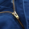 thumbnail image 4 of Defitshape Men's Denim Pant Ripped Jeans Button Destroyed Curvy Long Stretch Shredded Pocket Pants Royal Blue 32, 4 of 4