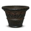 San Remo Round 16" Planter, Rust
