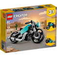 thumbnail image 3 of LEGO Creator 3 in 1 Vintage Motorcycle Set, Transforms from Classic Motorcycle Toy to Street Bike to Dragster Car, Building Toys, Great Gift for Boys, Girls, and Kids 8 Years Old and Up, 31135, 3 of 8